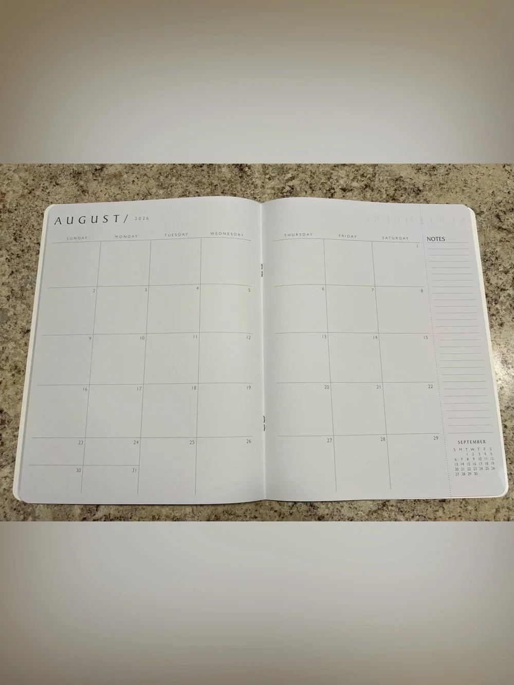 Brand New-Blue Sky Planning Calendar